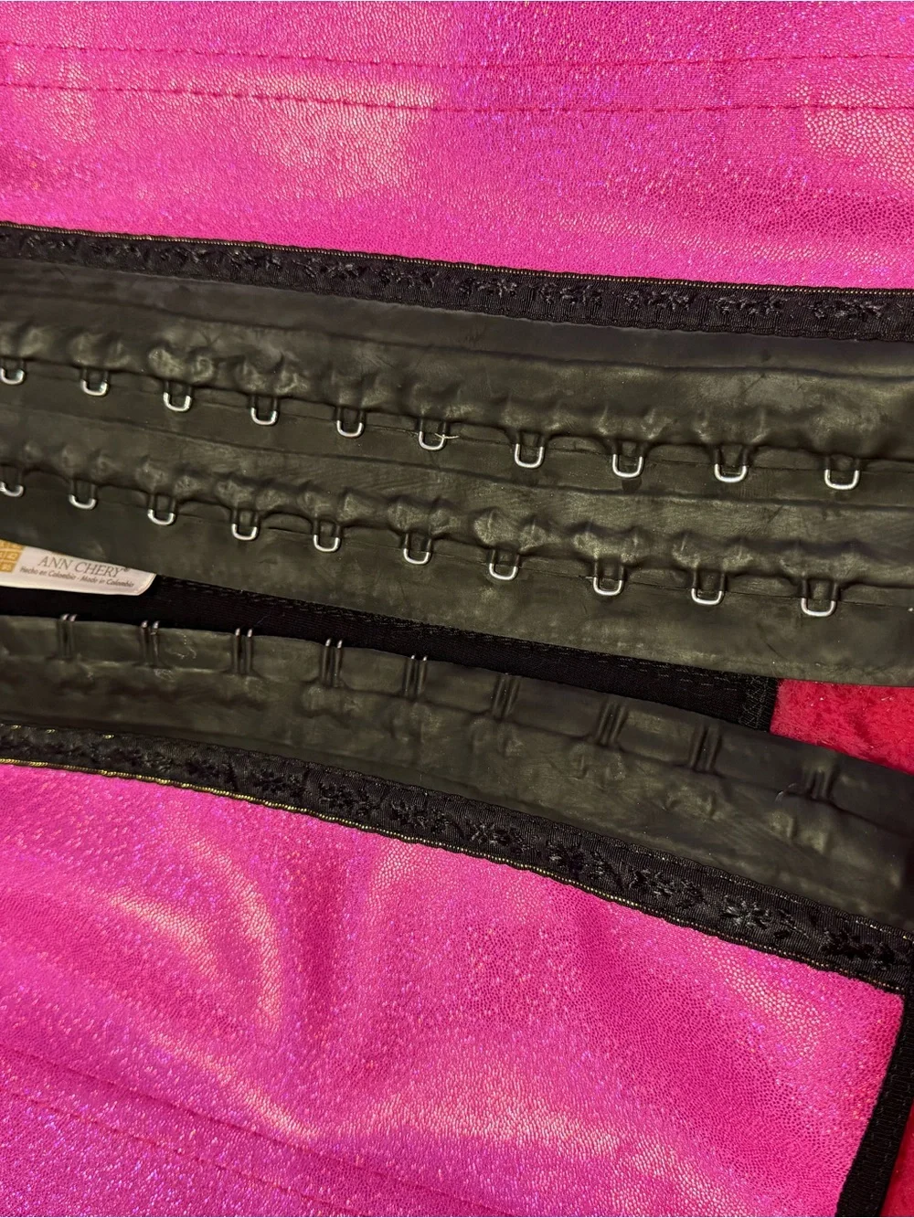 Ann Chery Hot Pink Shimmer Waist Trainer - Picture 5 of 6